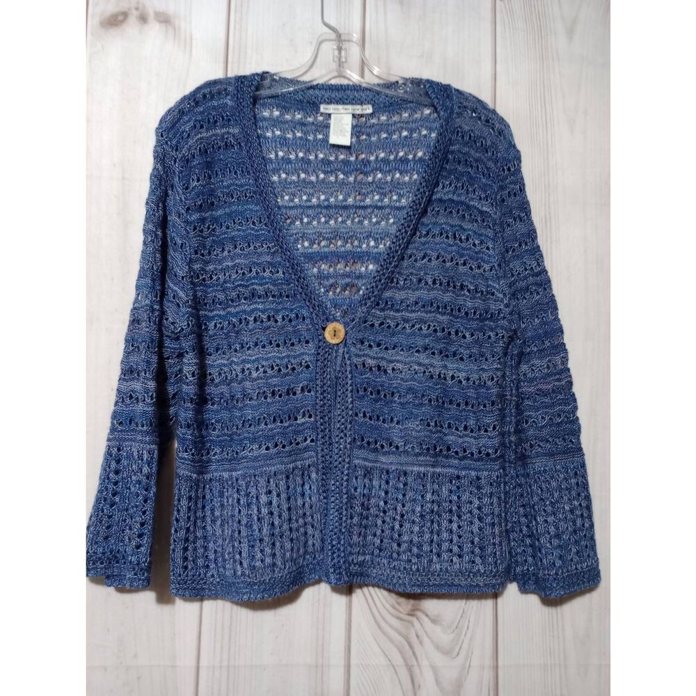 Two One Two Sweater Ladies‎ Large Blue